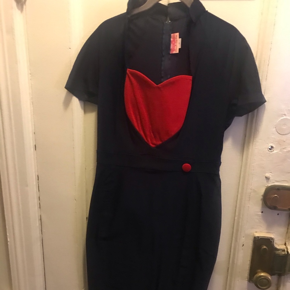 Pinup Girl Navy Veronica Dress
